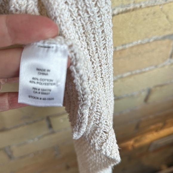 Johnston & Murphy Women's Cream Sweater Vest - Picture 4 of 5